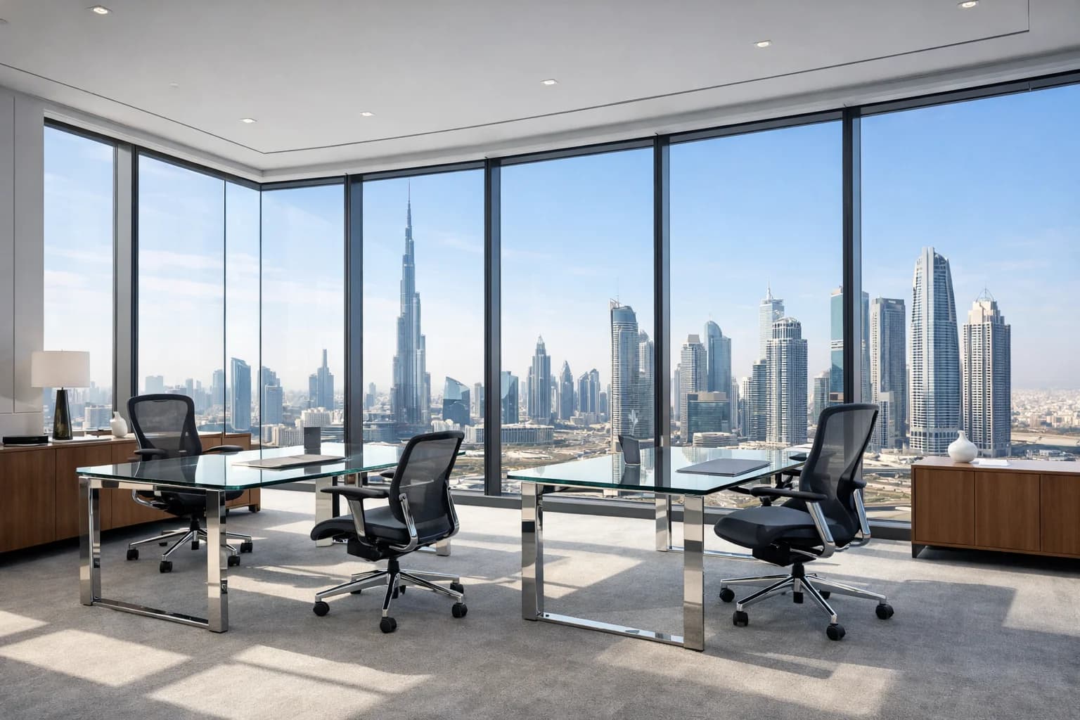 Modern Dubai office space premium interior