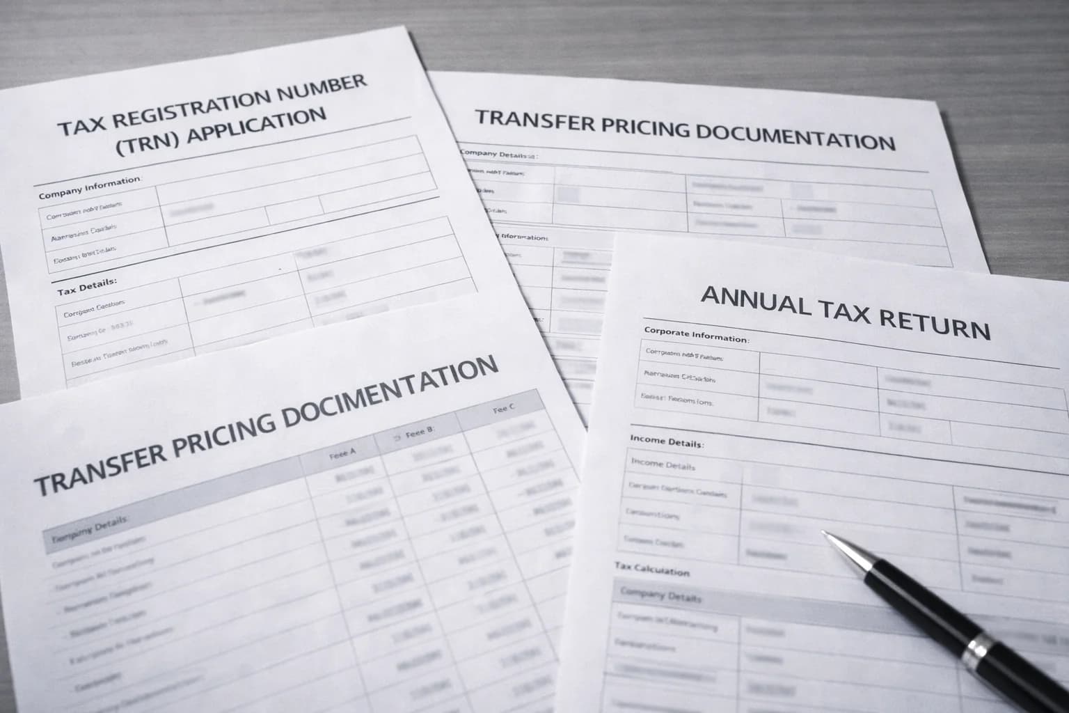 UAE accounting and bookkeeping records prepared for VAT and Corporate Tax in a Dubai office