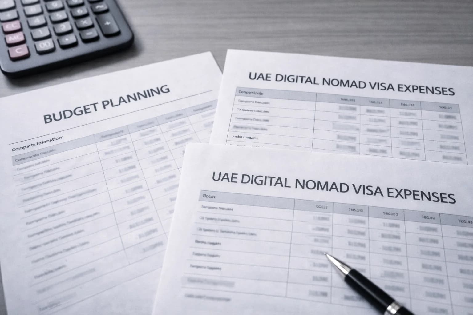 UAE visa cost breakdown by type including medical, Emirates ID, stamping and insurance
