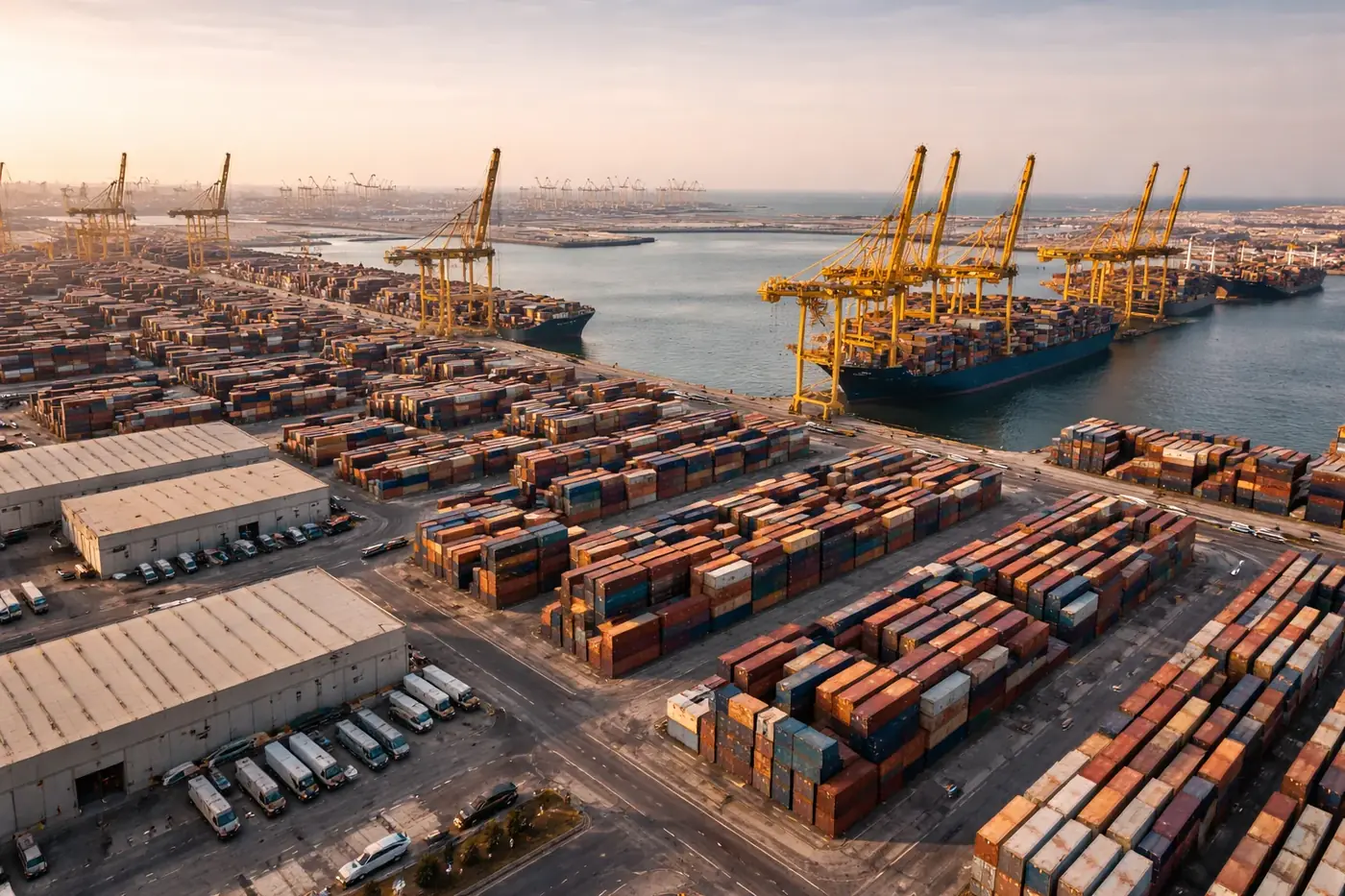 Jafza jebel ali port logistics infrastructure