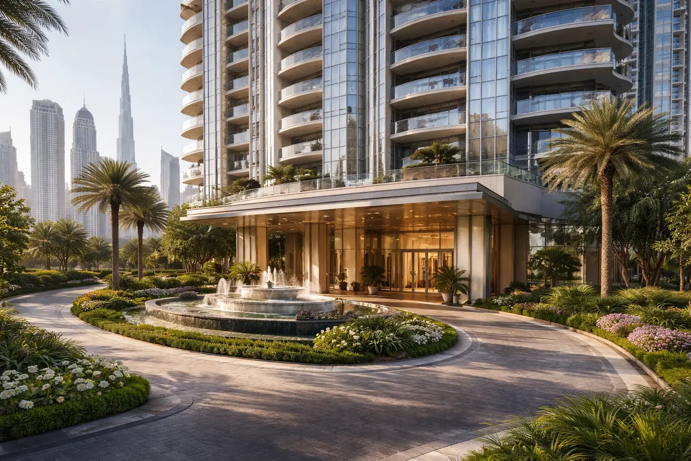 Downtown dubai premium residential tower