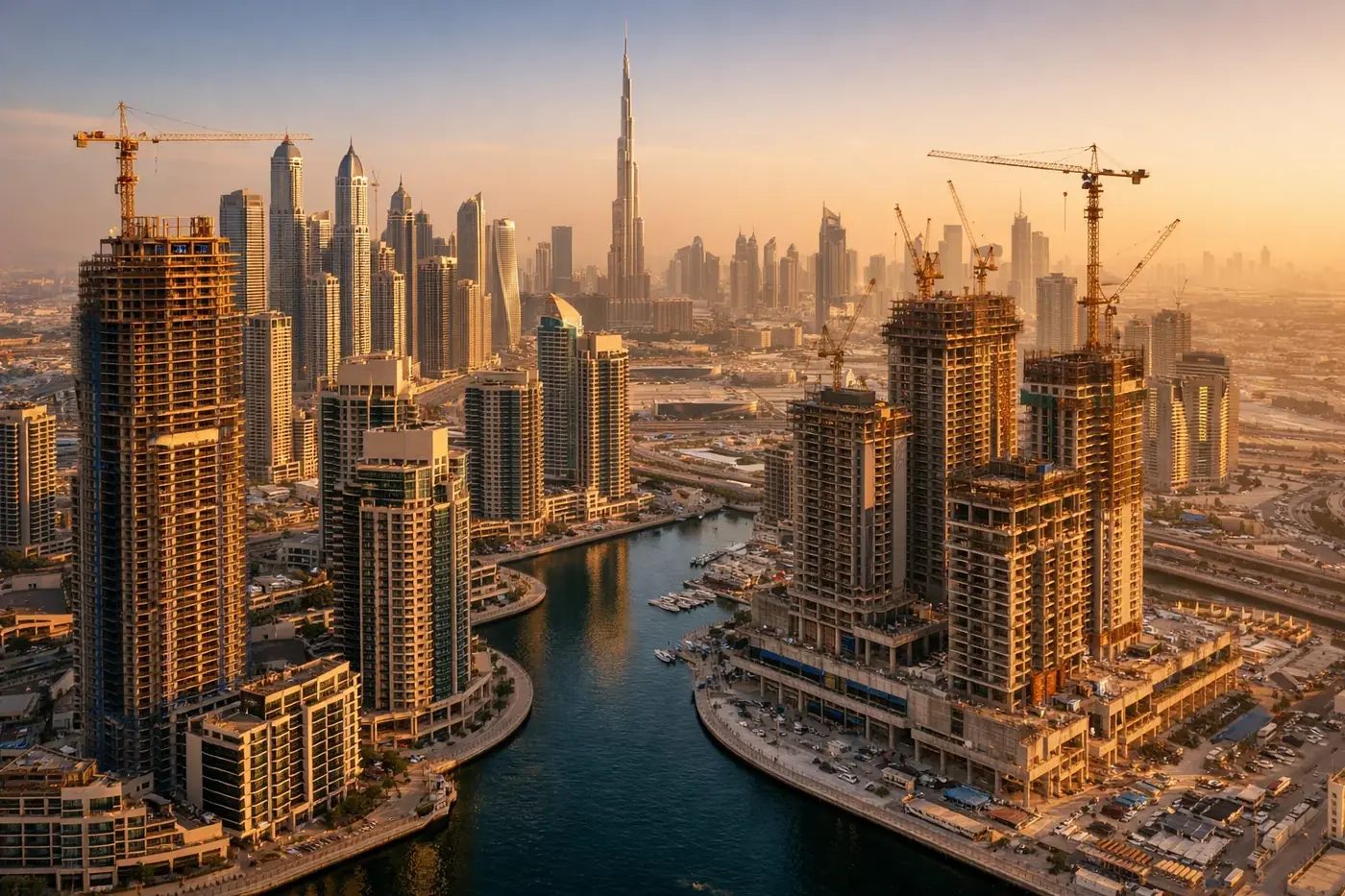 Dubai off plan development skyline 2026
