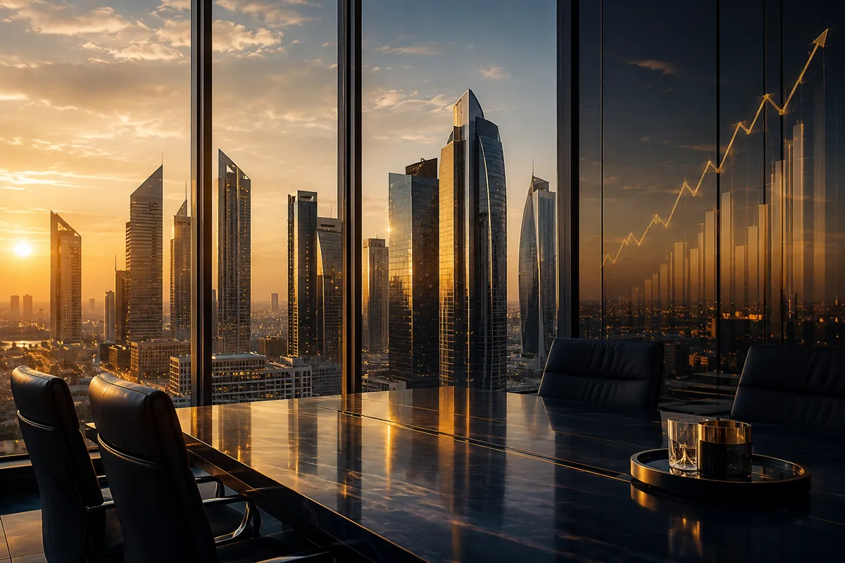 DIFC and ADGM financial district representing a UAE fund manager and asset management license