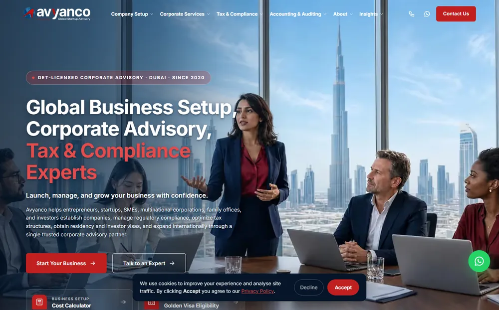 Avyanco website by Henry Digital Hub
