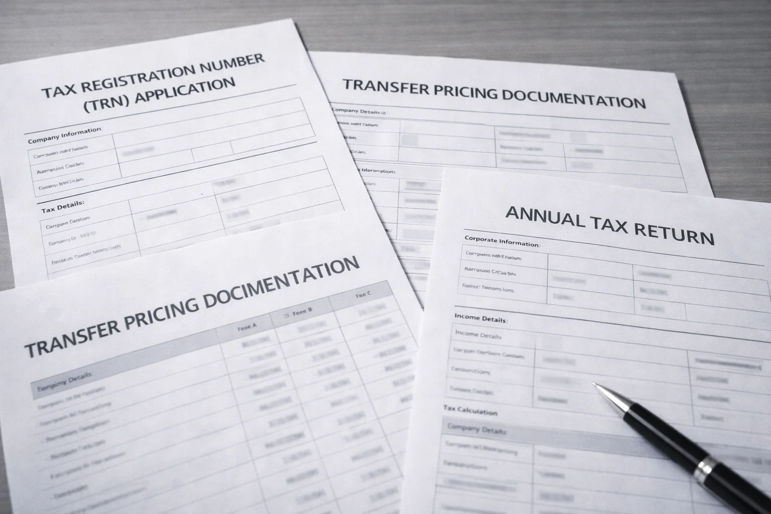 UAE accounting and bookkeeping records prepared for VAT and Corporate Tax in a Dubai office
