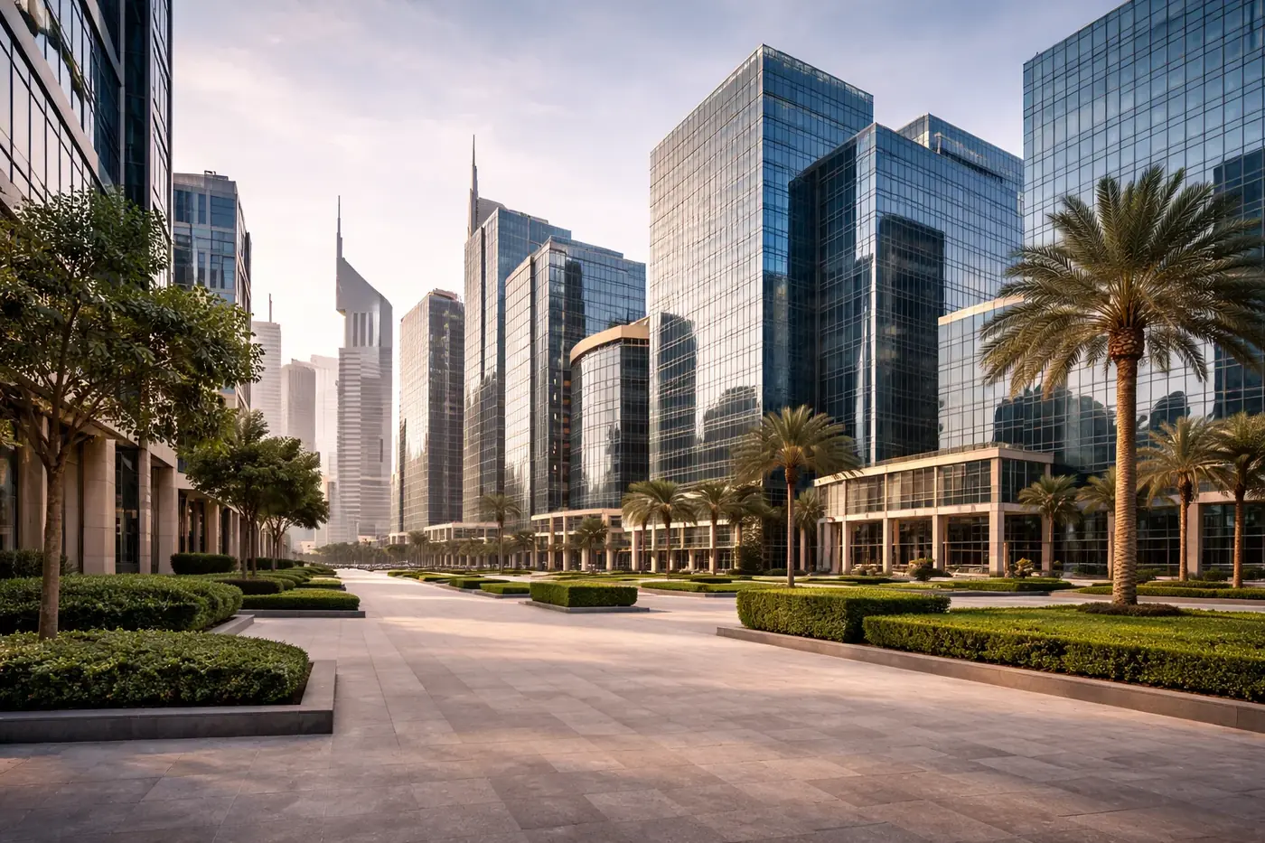 Uae free zone business park infrastructure