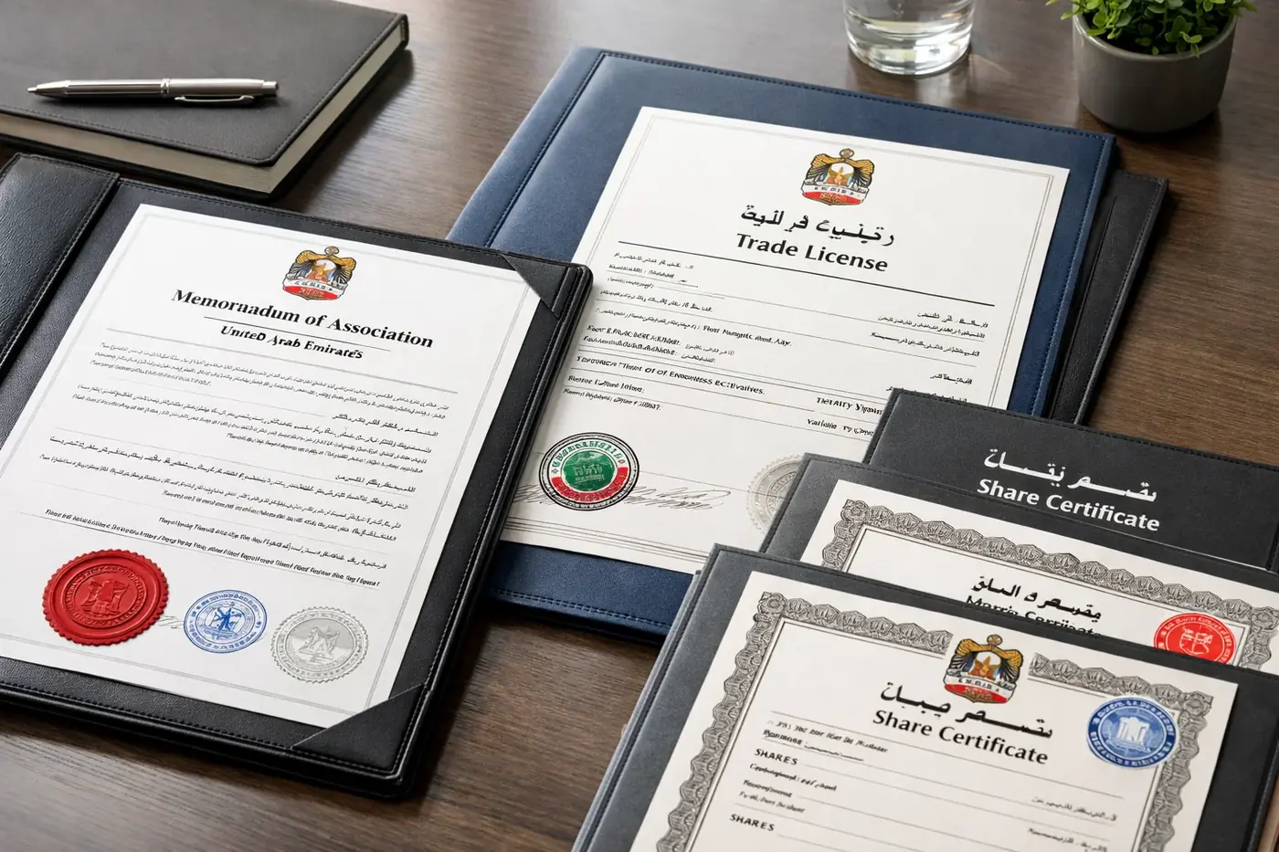 Uae partner visa moa trade license documents