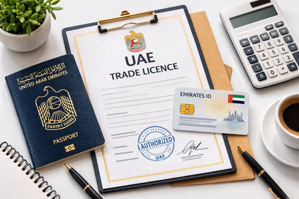 UAE business licence documents
