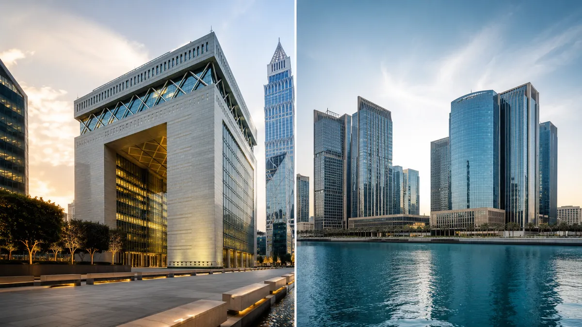 DIFC and ADGM financial centres representing a UAE venture capital fund licence