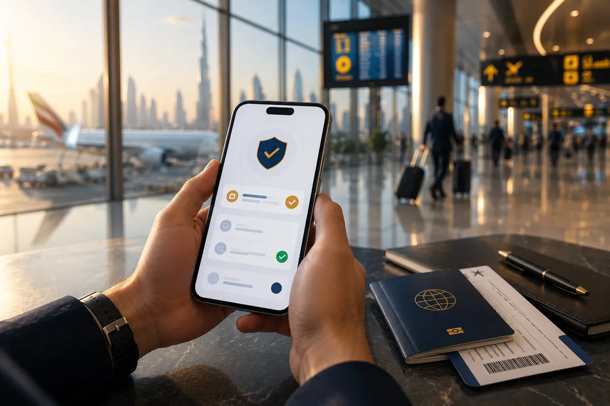 Checking a GDRFA Dubai visa overstay fine online for the UAE